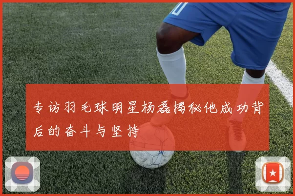 专访羽毛球明星杨磊揭秘他成功背后的奋斗与坚持